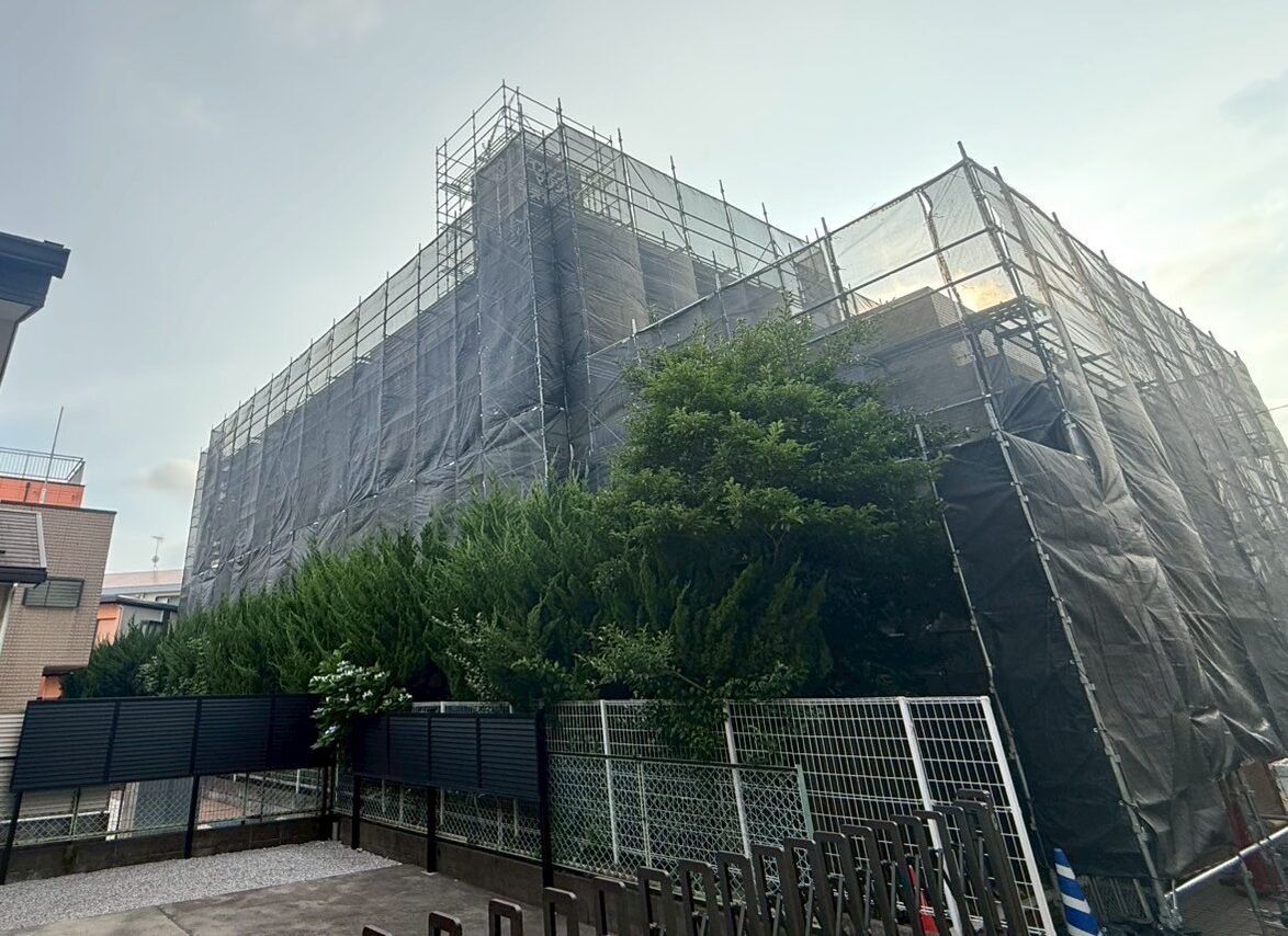 大和市マンション｜足場工事
